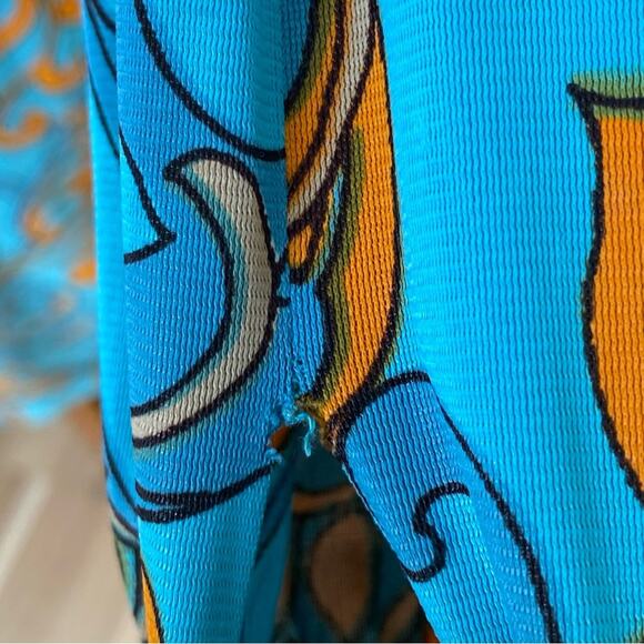 Vintage Dress Small Fall 60s Saks Fifth Avenue Cottage Boho Dress 70s Crochet - Picture 10 of 15